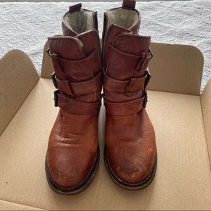 Frye Sherling Valerie Boots - Used Sz 6.5 Cognac